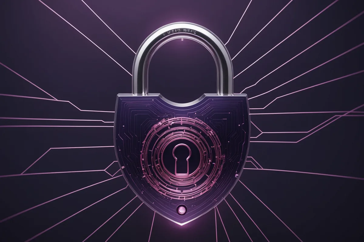 Secure data architecture diagram showing encrypted, isolated legal document storage